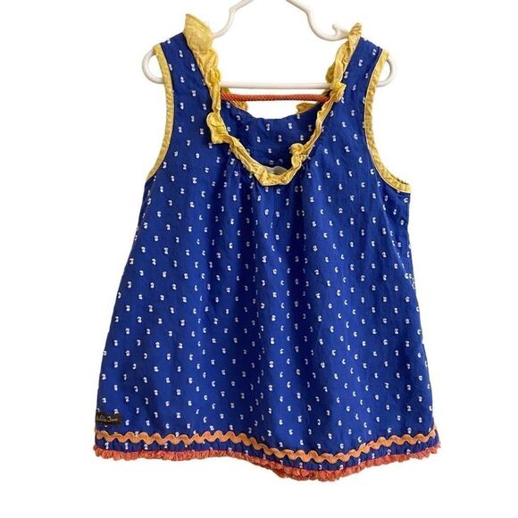 Matilda Jane Wheelbarrow Race Visit Tunic Top Size 8 - Picture 2 of 4